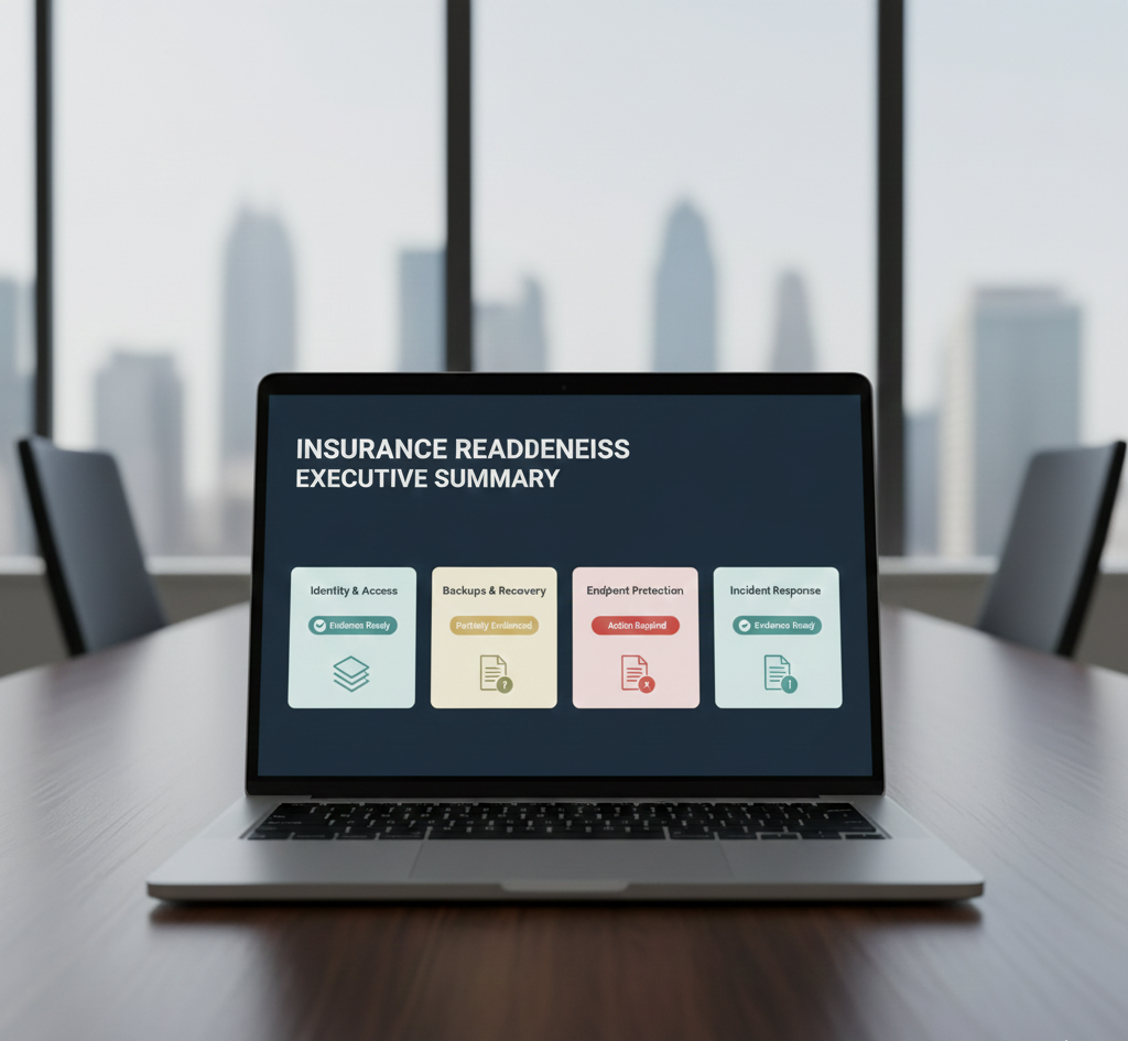 Insurance Readiness evidence pack